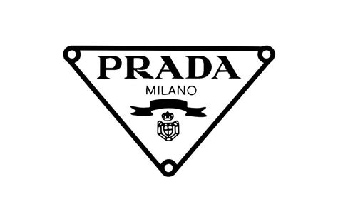 histoire logo prada|prada logo black and white.